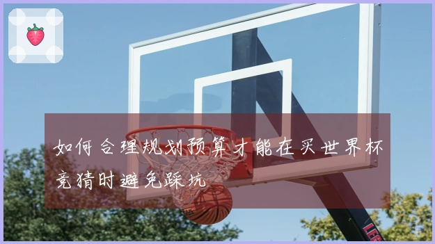 如何合理规划预算才能在买世界杯竞猜时避免踩坑
